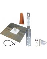 Super Anchor 2820-T ARS Tile Roof Kit 14ga with Terra Cotta Stem Cover 1ct