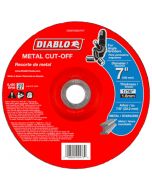 Diablo Metal Cut Off Abrasive Wheel 7"x1/16"