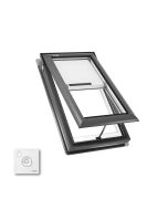 Velux VS C04 2004S Manual Fresh Air Skylight Deck Mounted Low E with Solar Blind and Remote 21" X 37-7/8"