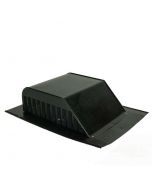 GAF Master Flow Roof Louver Aluminum Slant Back Black