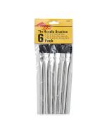 Linzer 90026PK Acid Brushes with Tin Handles 6pk
