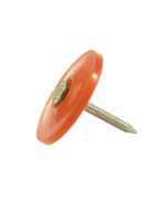 Mazel Galvanized Ring Shank Plastic Cap 1" Nails
