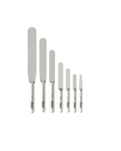 Albion Tools 958-G01 7-Piece Stainless Steel Spatula Set 3/8" to 1.5"