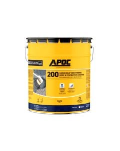 APOC 200 Rainsheild Non-Fibered Roof & Foundation Coating Black 5 gal