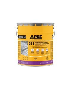 APOC 2115 Premium Non-Fibered Aluminum Roof Coating Bucket 5 gal Silver