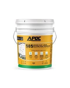 APOC 5855 Armor Flex Liquid Silicone Roof Membrane Bucket 5 gal White