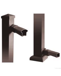 AFCO 100/300 Series Horizontal Pivot Rail Mounting Bracket Bronze (One Top & One Bottom Pivot Bracket)