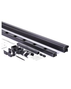 AFCO 300 Series 4' Adjustable Stair Rail Black