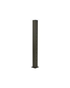 AFCO 175 Series 3"x38" Pre-drilled Cable Corner Post Black