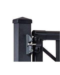 AFCO Black Gate Lock Latch