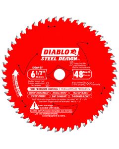 Diablo D0648F Steel Demon Blade 6.5" 48 Tooth