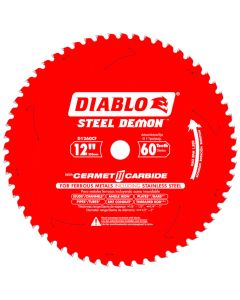 Diablo Steel Demon Blade Cermet Ferrous 12" 60 Tooth