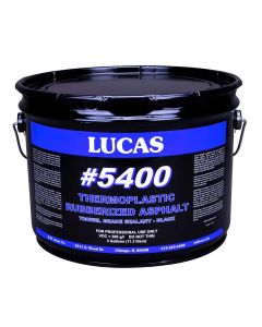 Lucas 5400 Thermoplastic Rubberized Asphalt Sealant Trowel Grade 3 Gallon