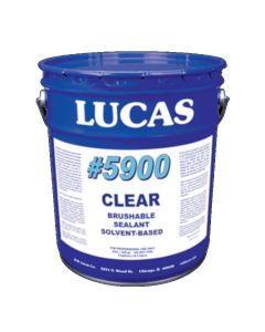 Lucas 5900 Clear Brushable Sealant Solvent Based 5 Gallon