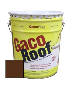 Gaco GacoRoof Silicone Roof Coating 5 Gallon Brown