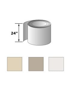 Certainteed 0.019ga Trim Coil CT PVC Striated 24"x50' 1 Roll