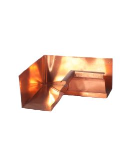 Berger K-Style Inside Box Miter 90 Degrees Copper 5"