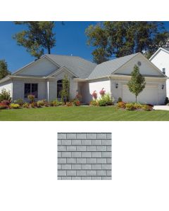 Ecostar Class C Majestic Niagara Concrete Flat Tile 12" with 9" reveal Smoke Gray 10/Bundle