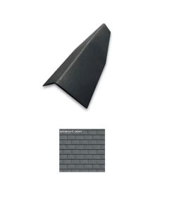 Ecostar Class C Majestic Niagara Concrete Hip and Ridge 14"x22" Midnight Gray 10/Bundle