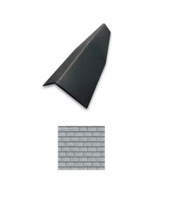 Ecostar Class C Majestic Niagara Concrete Hip and Ridge 14"x22" Smoke Gray 10/Bundle