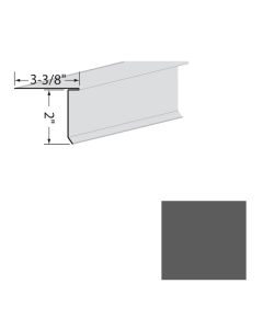 EDCO 1721-228 Eave Starter Solid 10' Charcoal grey 10/carton