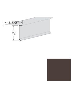 EDCO 1721-537 Eave Starter Solid 10' Aged Bronze 10/carton