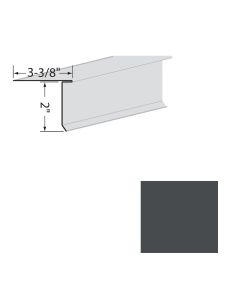 EDCO 1721-538 Eave Starter Solid 10' Granite grey 10/carton