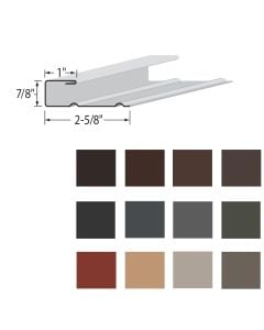 EDCO 1723 7/8" J-Trim Solid 10' 10/carton