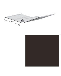 EDCO 1727-213 Valley Flashing Solid 10' Statuary Bronze 5/carton