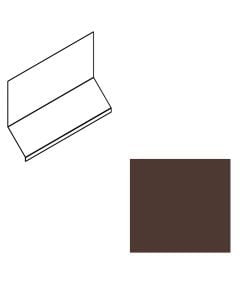 EDCO 1746-539 Head Wall Flashing Solid 10' Chestnut Brown 5/carton