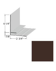 EDCO 1747-203 Side Wall Flashing Solid 10' Royal Brown 5/carton