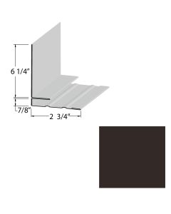 EDCO 1747-213 Side Wall Flashing Solid 10' Statuary Bronze 5/carton