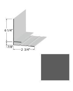 EDCO 1747-228 Side Wall Flashing Solid 10' Charcoal grey 5/carton