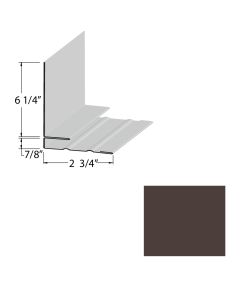 EDCO 1747-537 Side Wall Flashing Solid 10' Aged Bronze 5/carton