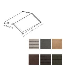 EDCO 1752 Arrowline Shake Ridge/Hip Cap Solid 12" 20/carton