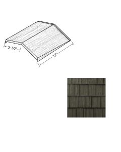 EDCO 1764-268 Arrowline Steel Ridge/Hip Cap generations HD 12" T-Tone HD 20/carton