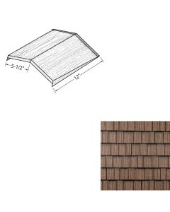 EDCO 1764-281 Arrowline Steel Ridge/Hip Cap generations HD 12" Cedar HD 20/carton