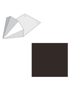 EDCO 1765-213 Snow Gems Snow Retention Guard Solid Statuary Bronze 100/carton