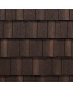 EDCO 1766-556 Arrowline Steel Shake Infiniti 12"x50" Chestnut Brown Enhanced 12/carton