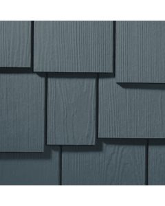 James Hardie Shingle Fiber Cement Staggered Siding 15.25"x48" Evening Blue 1pc