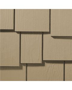 James Hardie Shingle Fiber Cement Staggered Siding 15.25"x48" Khaki Brown 1pc