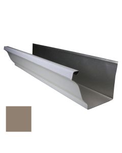 Lakefront Sheet Metal Seamless Aluminum Gutter K-Style 6" .032ga Clay / Hickory 1ft