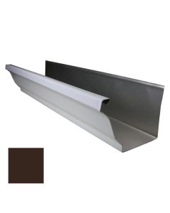 Lakefront Sheet Metal Seamless Aluminum Gutter K-Style 6" .032ga Mocha / Pella Brown 795 1ft