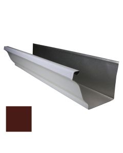 Lakefront Sheet Metal Seamless Aluminum Gutter K-Style 5" .032ga Royal Brown 1ft