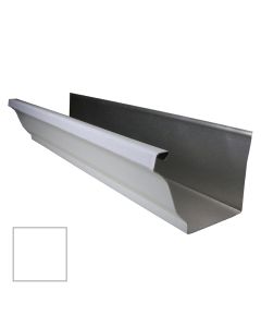 Lakefront Sheet Metal Seamless Aluminum Gutter K-Style 5" .032ga White 1 ft