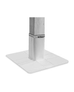 GAF STW4 EverGuard TPO Square Tube Wrap 4"x4" White