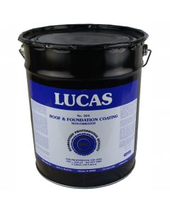Lucas 304 Asphalt Roof and Foundation Coating Non-Fibrated Standard 5 Gallon