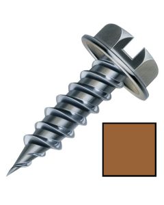 Malco HW6X3/8ZCL Painted Sheet Metal Screw 6x3/8 Clay 1800ct