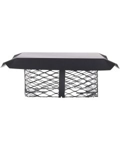 Hy-C SCADJ-S Chimney Cap Adjustable Galvanized Steel Small Black