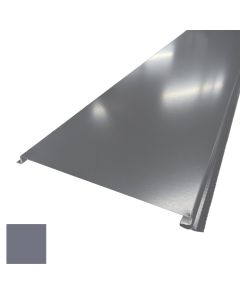 Lakefront Sheet Metal Standing Seam 12" Flush Reveal Panel 1ft Silver Metalic